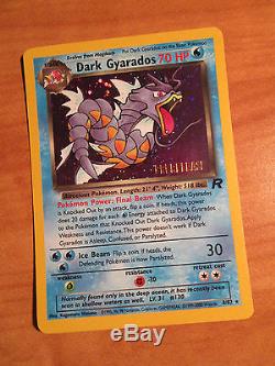 Complete 1ère Édition Pokemon Team Rocket Card Set 83/82 Holo Rare Dark Charizard