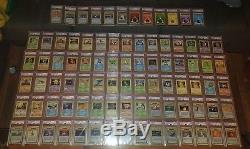 Complete Pokemon Base 1ère Édition Psa 10 Non Holo Jeu De Cartes 17-102 Rare Gem Mint