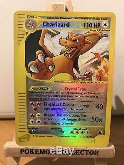 Cristal Charizard 146/144 Set Carte Pokemon Skyridge Holo Feuille Rare
