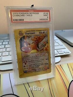 Cristal Charizard Holo Secrète Rare Skyridge Carte Pokemon Psa 9 Mint 146/144