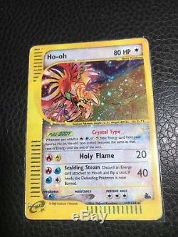 Cristal Ho-oh 149/144 Holo Skyridge Rare Pokemon Card Rare (p) Extrêmement Rare