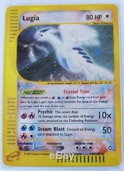 Cristal Lugia 149/147 Aquapolis 2003 Wotc Pokemon Card / Psa 9 Monnaie / Secrète Rare