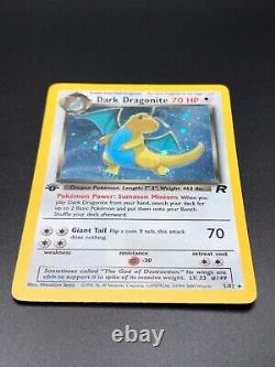 Dark Dragonite 5/82 1ère Édition Holo Rare Pokemon Card