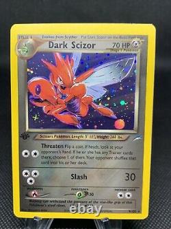 Dark Scizor Neo Destiny 1ère Édition 9/105 Holo Rare Pokemon Card Nm Mint
