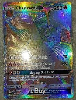 Dracaufeu Gx 150/147 Ultra Rare Étoile Pleine Art Pokemon Secret Holo Carte Foil