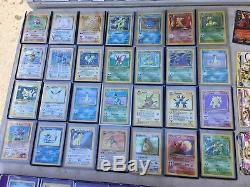 Énorme Collection De Cartes Pokémon (4500+ Cartes, 6 Cartables) Holos Rares Charizard Base