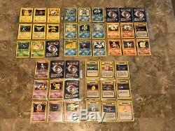 Énorme Collection De Cartes Pokemon! Base, Jungle, Fossil Set Charizard! Rare Holo Lot