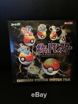 Ensemble Complet De Pokémon Japonais 1997 Carddass Avec Reliure Et Cartes Index Spéciales
