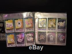 Ensemble Complet De Pokémon Japonais 1997 Carddass Avec Reliure Et Cartes Index Spéciales