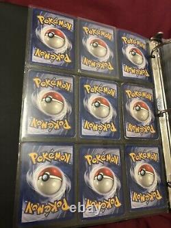 Ensemble De Base Complet Cartes Anciennes De Pokémon Wotc Inc. Charizard 4/102 Holo Rare