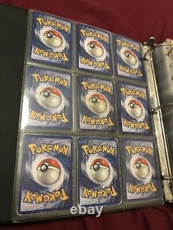 Ensemble De Base Complet Cartes Anciennes De Pokémon Wotc Inc. Charizard 4/102 Holo Rare