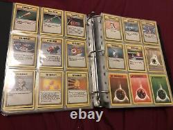 Ensemble De Base Complet Cartes Anciennes De Pokémon Wotc Inc. Charizard 4/102 Holo Rare