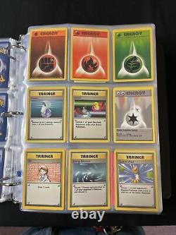 Ensemble De Base Complet Pokemon Cards 102/102 Charizard Rare Wotc 1999 Illimitée 100%