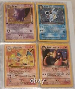 Ensemble De Base Pokemon Cards. 1ère Édition, Holo, Charizard, Rare. 215 Cartes. (lire)