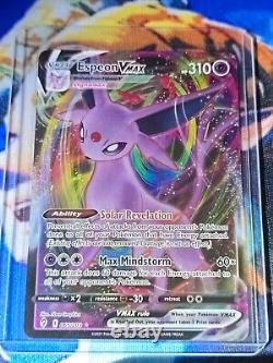 Ensemble complet de 9 cartes Ultra Rare Vmax Eeveelution Pokémon