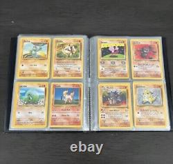 Ensemble de base Pokemon de 1999 100 + Cartes / Vintage Blinder / Lot Rare