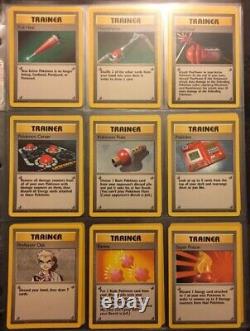 Ensemble de base complet des cartes Pokémon 102/102 Charizard Blastoise Vénusaur Original