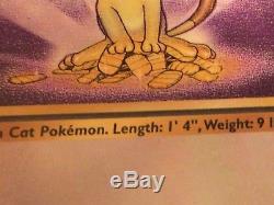 Erreur Rare Pokemon Card 56/64 Miaou Misprint Ooak