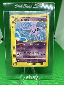Espeon H9/h32 Holo Rare Aquapolis Wotc Pokemon Card Nm