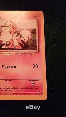 Fukano Pokemon Card 28/102 Ultra Rare Empreinte Nm