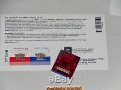 Gamecube, Pokemon Box Rubis & Saphir Complet Avec Big Box Rare, Carte Mémoire