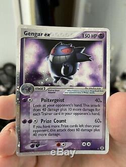 Gengar Ex 108/112 Rouge Feu Et Vert Feuille Ultra Rare Carte Pokémon Monnaie