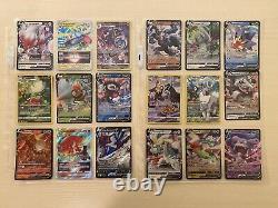 Gros lot de collection de cartes Pokémon, 156 cartes, ultra rares