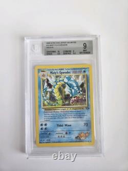 Gyarados Holo Rare de Misty 13/132 Gym Challenge Beckett 9