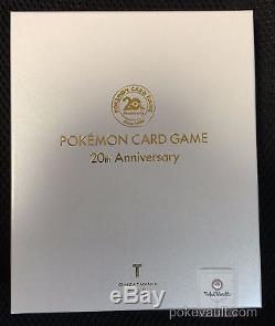 Japan Pokemon Centre 20ème Anniversaire 24 Carat Pikachu Carte Promo