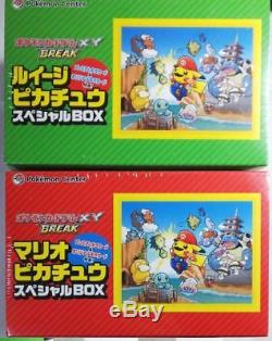 Jeu De Cartes Pokemon Xy Mario Luigi Pikachu Spécial Box Japan Avec Bonus