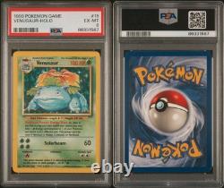 Jeu Pokemon 1999 Venusaur Holo #15 PSA 6 EX-MT