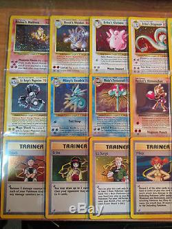 Joué Complete Pokemon Gym Hero Card Set / 132 Tous Holo Rare Collection Complète Tcg