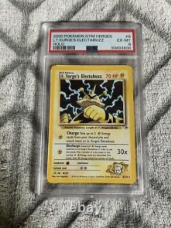 LOT DE POKEMON NOTÉ PSA ? Incluant 2 Cartes Rares Holo Charizard de Base Vintage