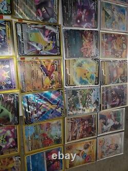 LOT de cartes Pokémon HITS ONLY 50 CARTES GOLD ULTRA RARE RAINBOW VMAX FULL ART +PLUS