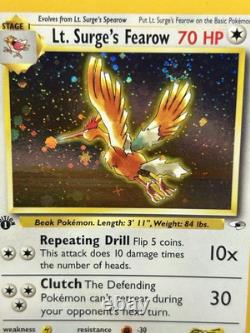 LT. SURGE'S FEAROW Carte Pokémon WOTC 1ère Édition Gym Heroes 7/132 HOLO NM (A)