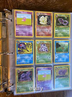 Lot Binder De Cartes Pokémon Anciennes 1ère Édition Et Collection Rare Wotc