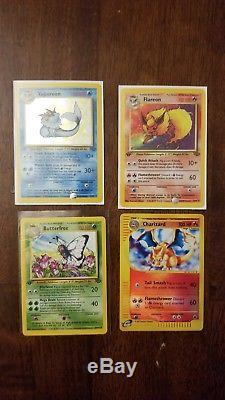 Lot De Cartes Incroyable De Pokémon Holo Collection D'expéditions De Base Dans La Jungle Fossile De Base