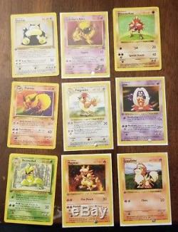 Lot De Cartes Incroyable De Pokémon Holo Collection D'expéditions De Base Dans La Jungle Fossile De Base