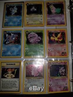 Lot De Cartes Pokémon Original 52 Rares, 36 Holos. Base, Jungle, Roquette, Héros De Gym