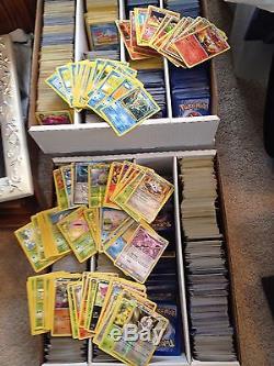 Lot De Cartes Pokemon Plus De 7000 Cartes Aléatoires Avec 500 Rares Garantis! Holos Ex Gx