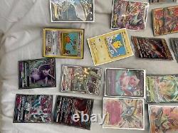 Lot De Cartes Pokémon Rainbow Rares, Gx, Ex, Mega Ex, V, Vmax, Trainers Full Art, Etc