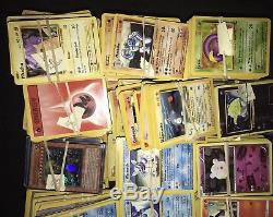 Lot De Cartes Pokemon Sur 1000 Cartes Base Set À Holos Rares Énorme Lot
