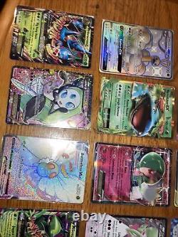 Lot De La Collection De Cartes Tcg Pokemon Vmax, Gx, Ex, Full Art & Secret Rare
