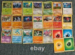 Lot de 125 cartes Pokémon rares incluant des cartes de base telles que Pikachu, Raichu, Electabuzz+