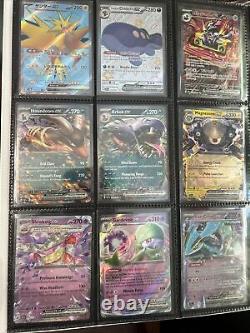 Lot de 180 cartes Pokemon TCG en Full art/EX/VStar/SR/SIR/AR/Holo/Reverse Holo