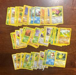 Lot de 750 cartes Pokémon Topps Base Set Lunchables Fossile Jungle Rares Vintage