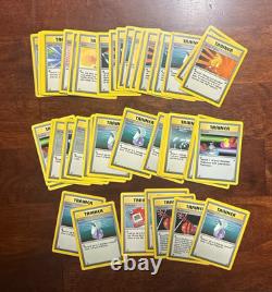 Lot de 750 cartes Pokémon Topps Base Set Lunchables Fossile Jungle Rares Vintage