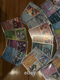 Lot de cartes Pokémon 100+ (Rares + Holos + Promos)