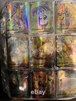 Lot de cartes Pokémon ARC-EN-CIELS ALTERNATIVES ULTRA RARES VMAX 107 CARTES