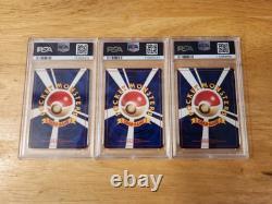 Lot de cartes Pokémon Holo japonaises vintage (PSA 5)